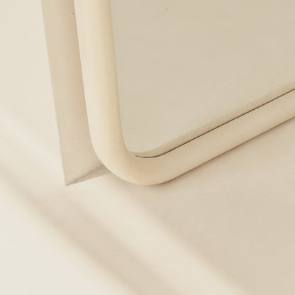 Espejo Amora – Espejo de cuerpo entero curvado extra grande de hormigón (200 cm x 120 cm)