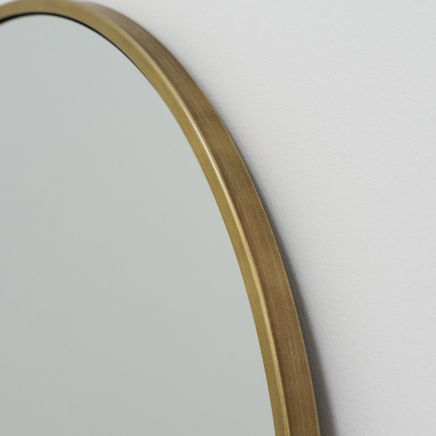 Full Length Gold Large Arched Metal Mirror arch